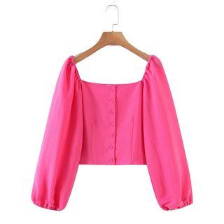 Pink puffy Blouse