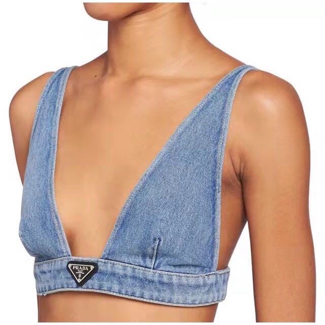 Prada bralette top, Women's Fashion, Tops, Others Tops on Carousell