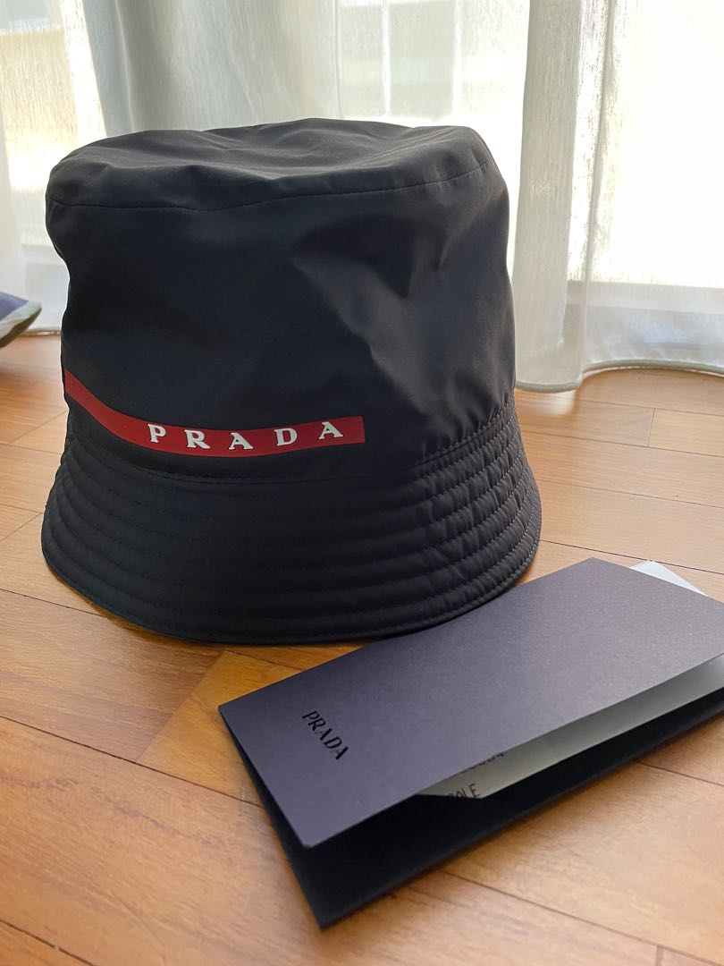 注文 PRADA テクニカルファブリック ハット - 帽子