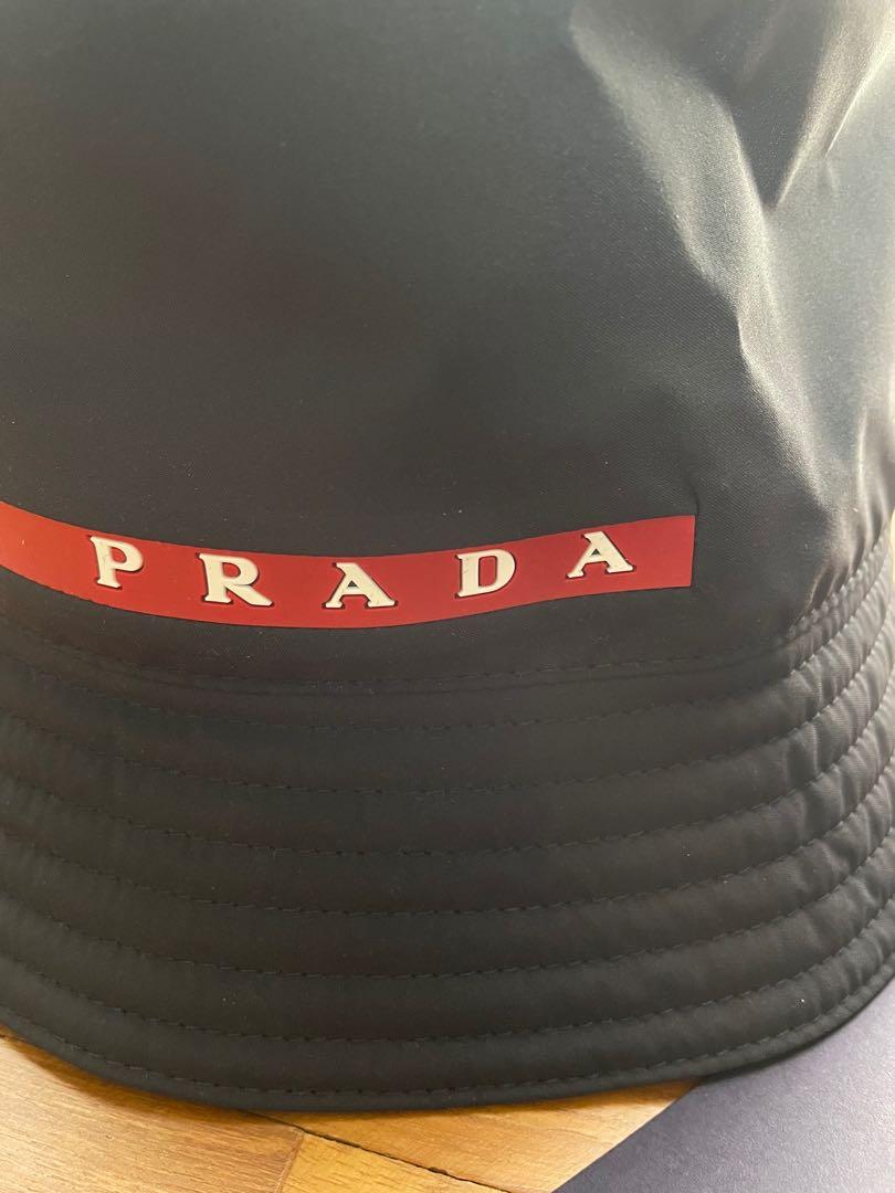 Prada technical fabric hat clearance