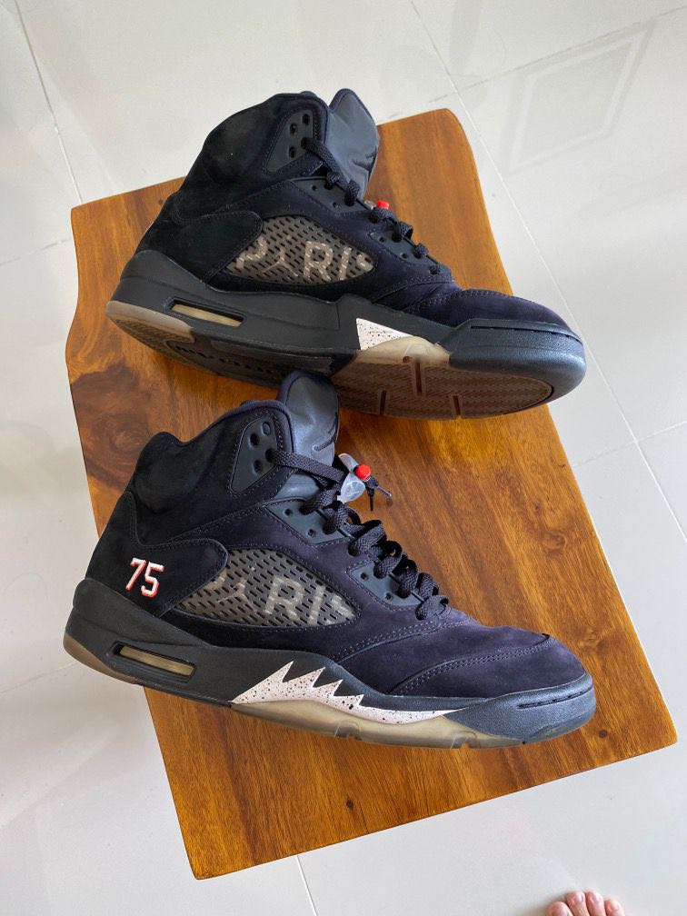 Psg jordan 5 on feet online