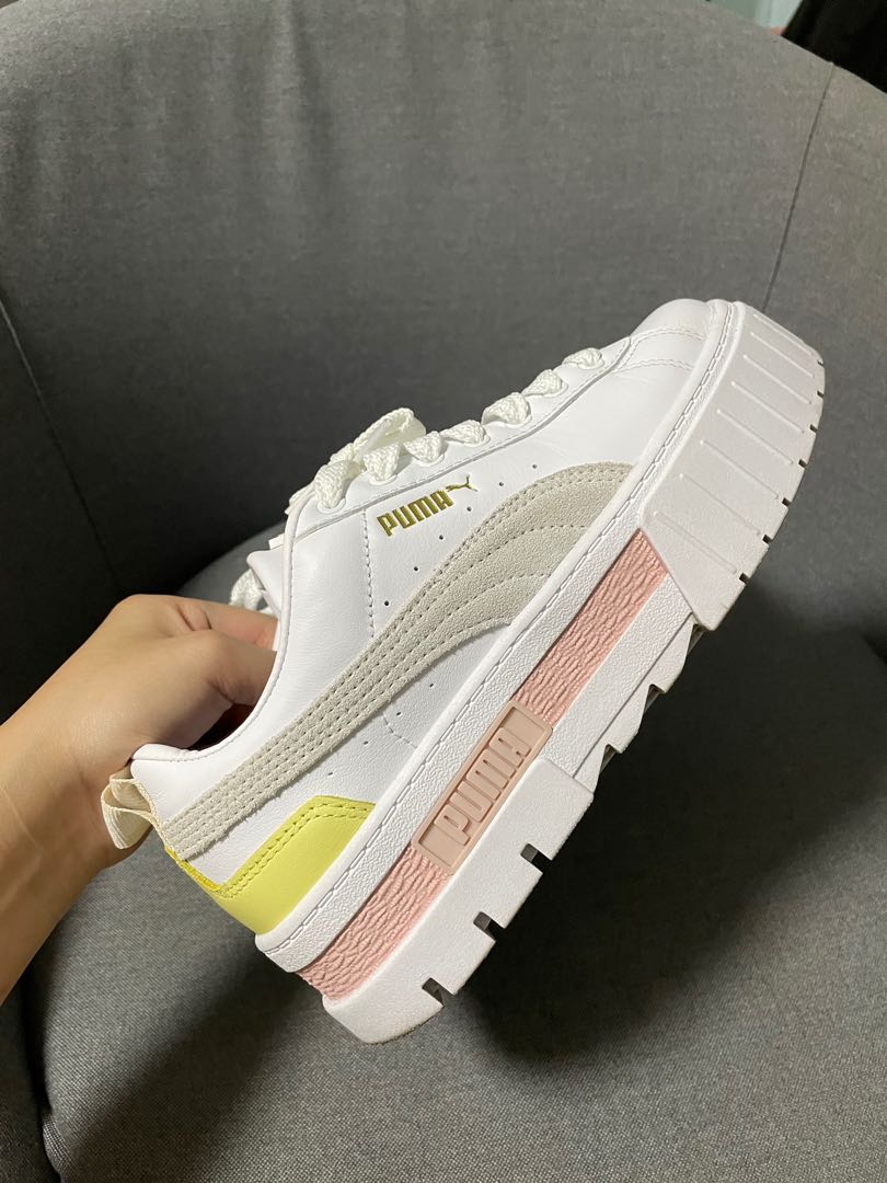 puma mayze white lotus