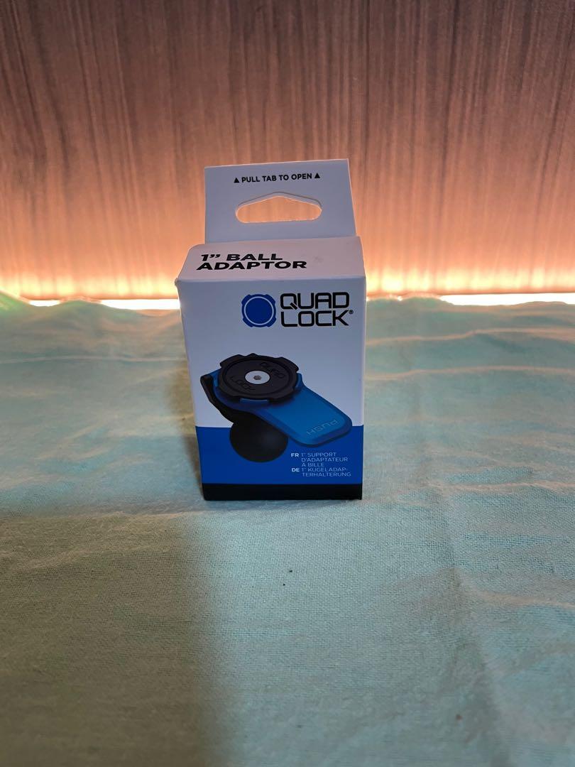 Quad Lock 1” Ball Adaptor Mount For Ram Mount, Motorcycles, Motorcycle