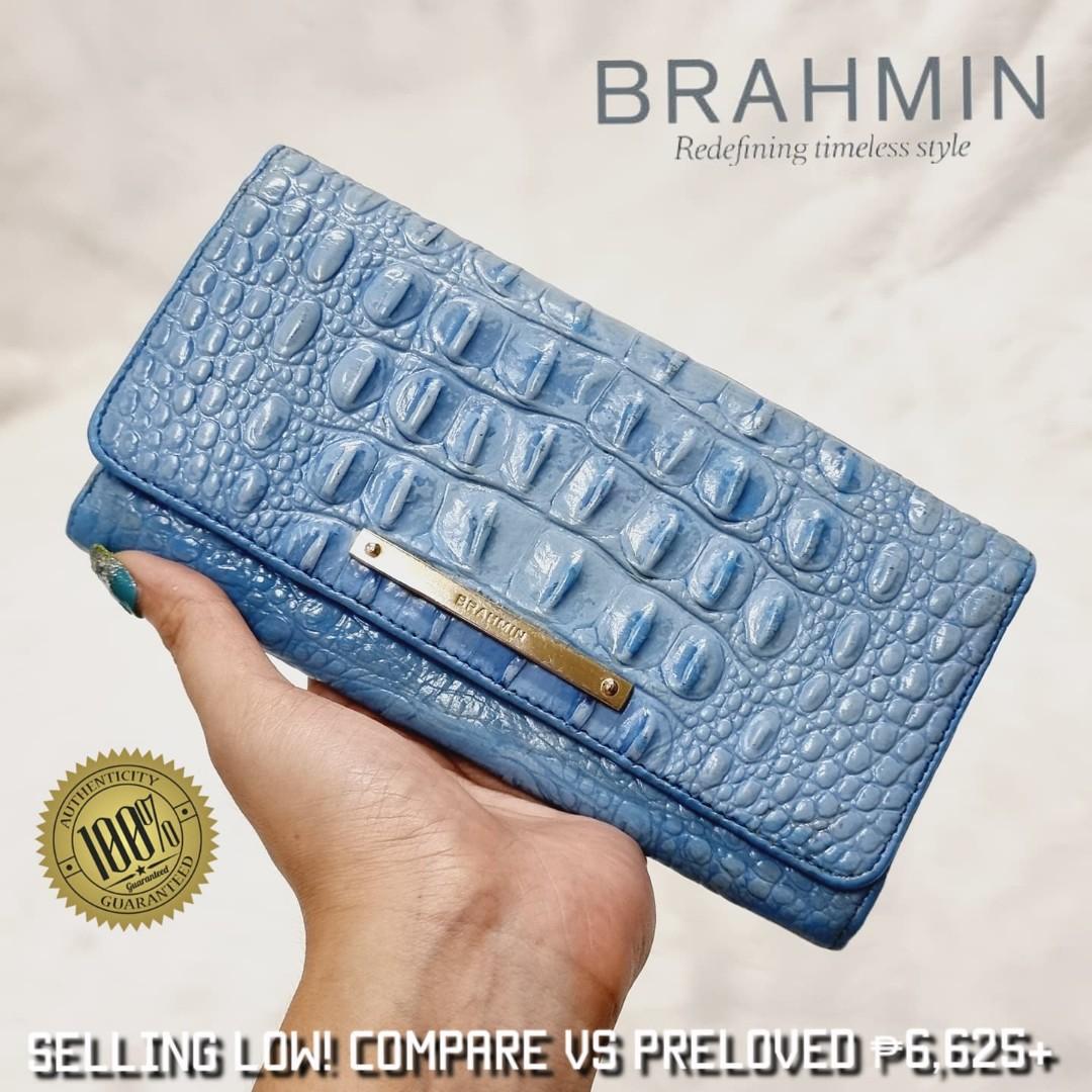 Pecan Brahmin Purse Handbag Embossed Leather Alligator Print Brass Hardware  Cream Beige Canvas Material Designer Purse Crossbody Strap - Etsy Denmark