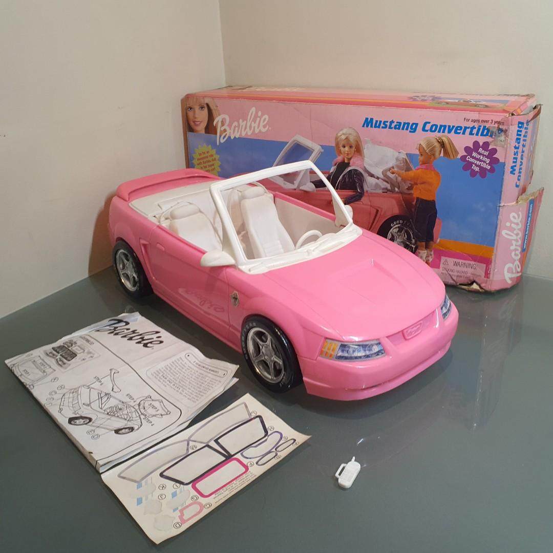 Barbie mustang convertible on sale
