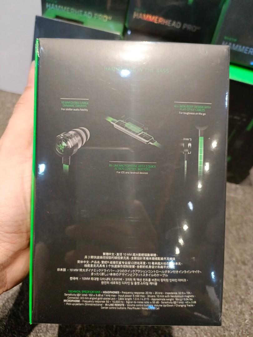 Original razer hammerhead on sale pro v2