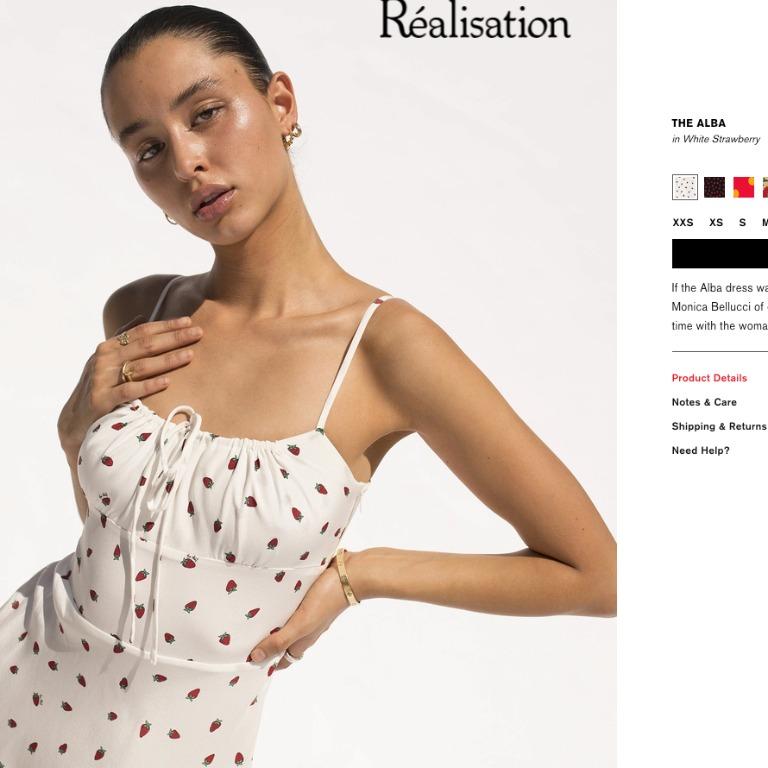 Reformation on sale strawberry dress