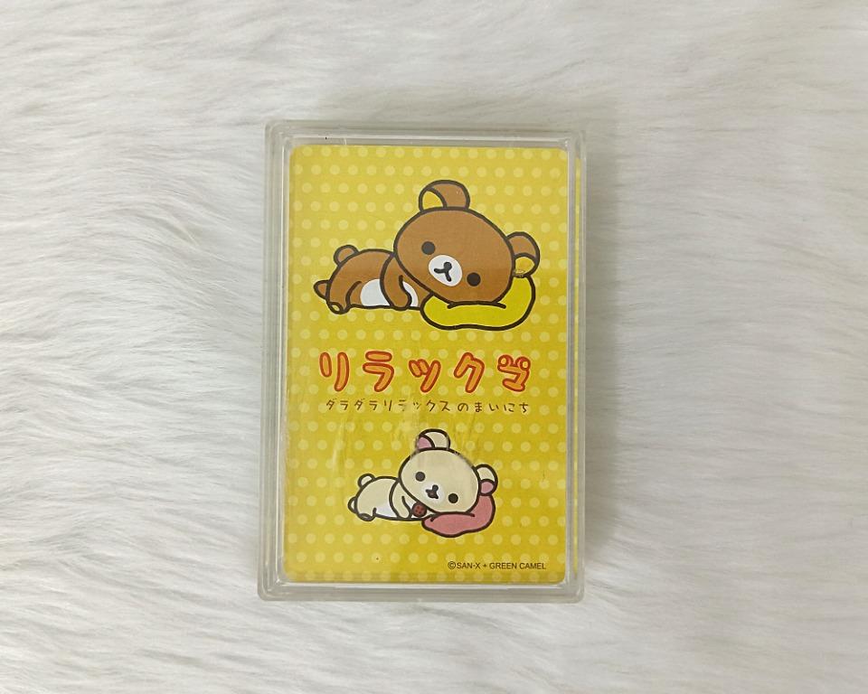 Rilakkuma Playing Cards, Hobbies & Toys, Memorabilia & Collectibles