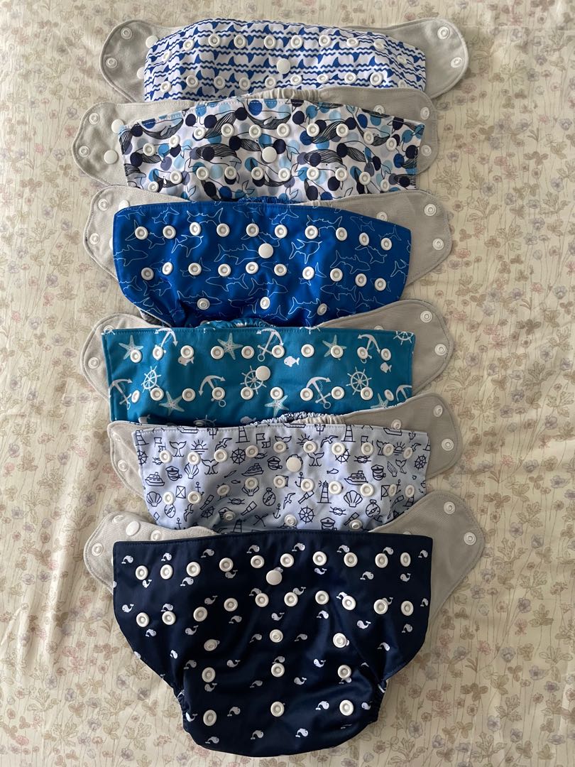 Simple Being cloth diapers boy, Babies & Kids, Bathing & Changing