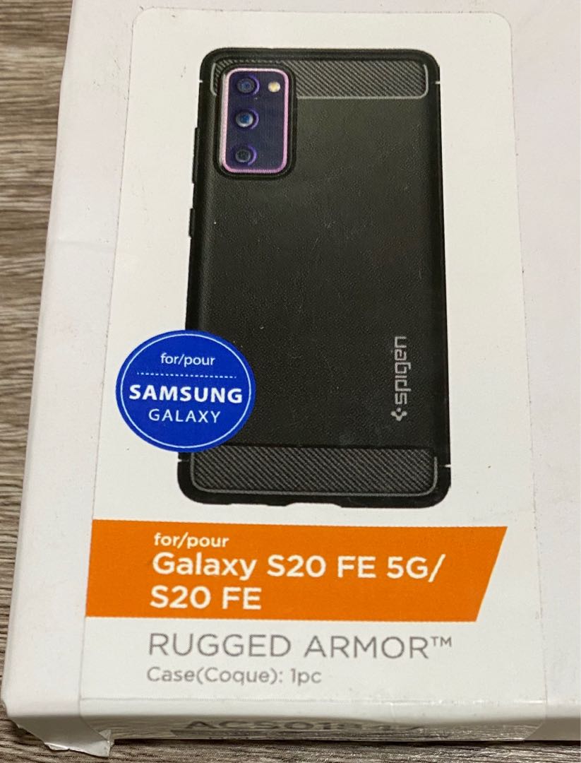 Spigen Rugged Armor Samsung Galaxy S Fe 5g Case Mobile Phones Gadgets Mobile Gadget Accessories Cases Sleeves On Carousell