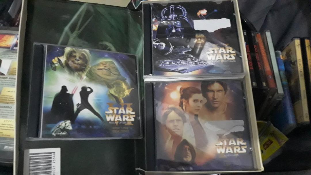 Star Wars Trilogy - VCD (Category: CDs & DVDs) located in Las Pinas. Submitted by hermogenesjr.p (Listing ID 1111942826, Image 2). Description: Star Wars Trilogy -vcd meet-ups sm southmall laspinas 0906-4685377.