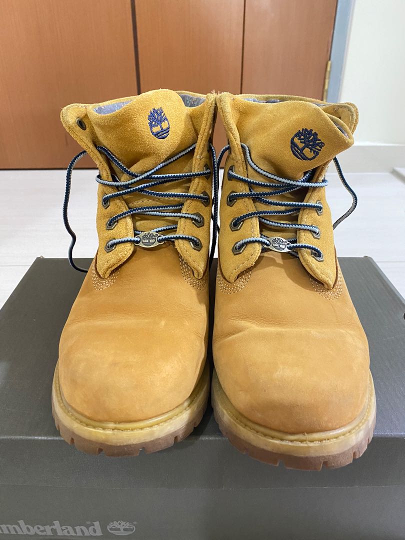 Produce miércoles Mal Timberland Women's Roll Top RollTop Boots with Flowers, Women's Fashion,  Footwear, Boots on Carousell