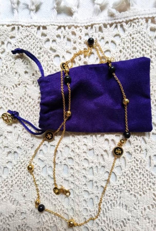 Tory burch hotsell raised logo rosary
