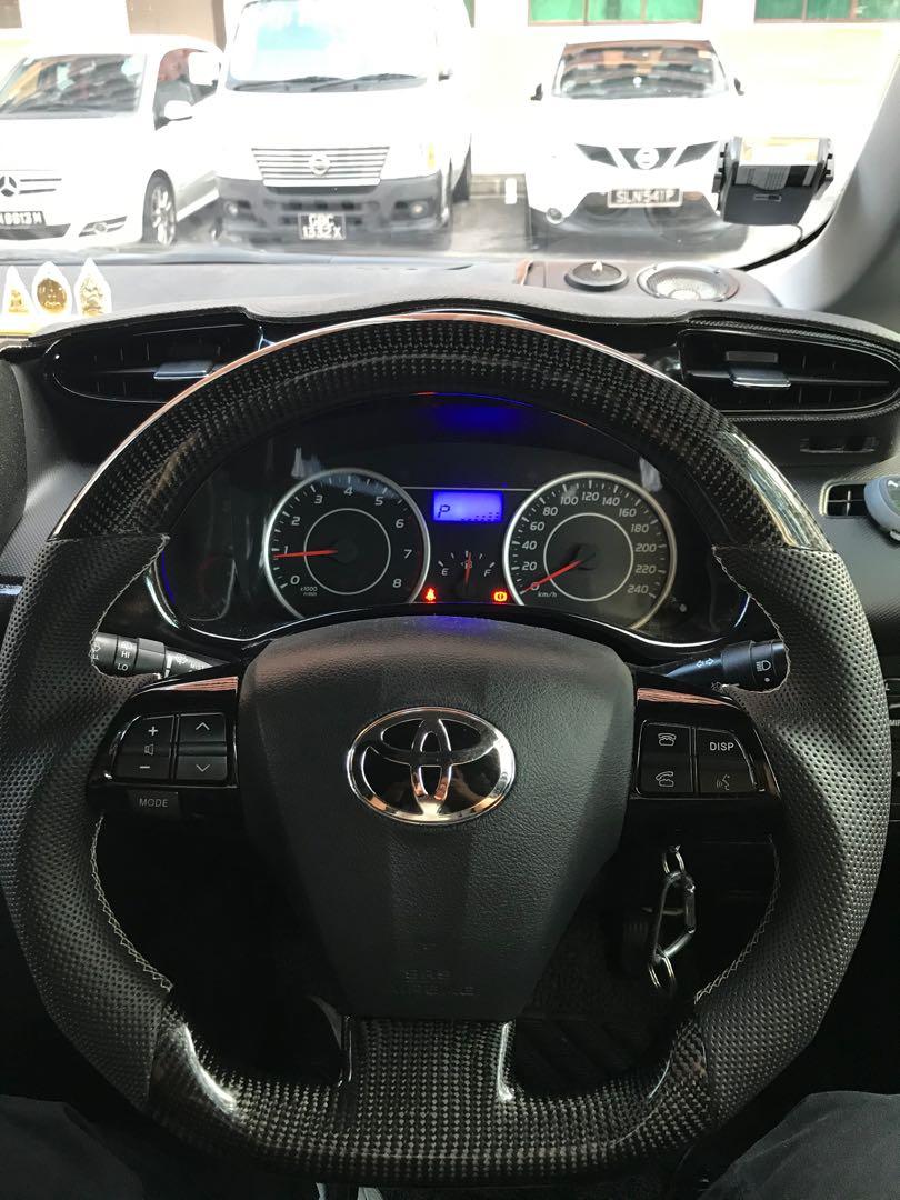 Toyota wish steering wheel size deals