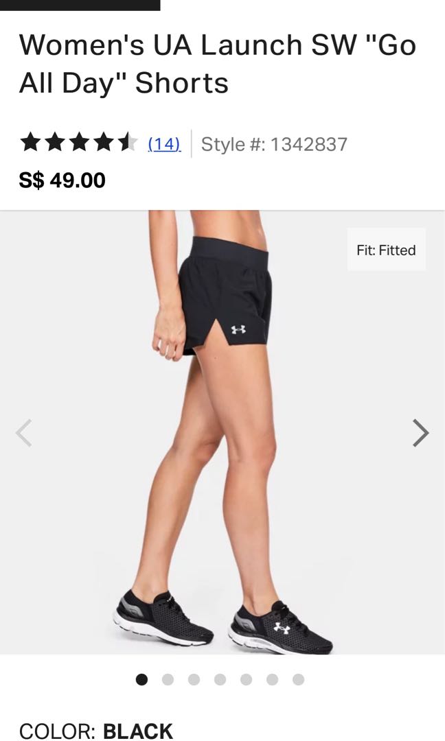 Under armour go all day shorts top