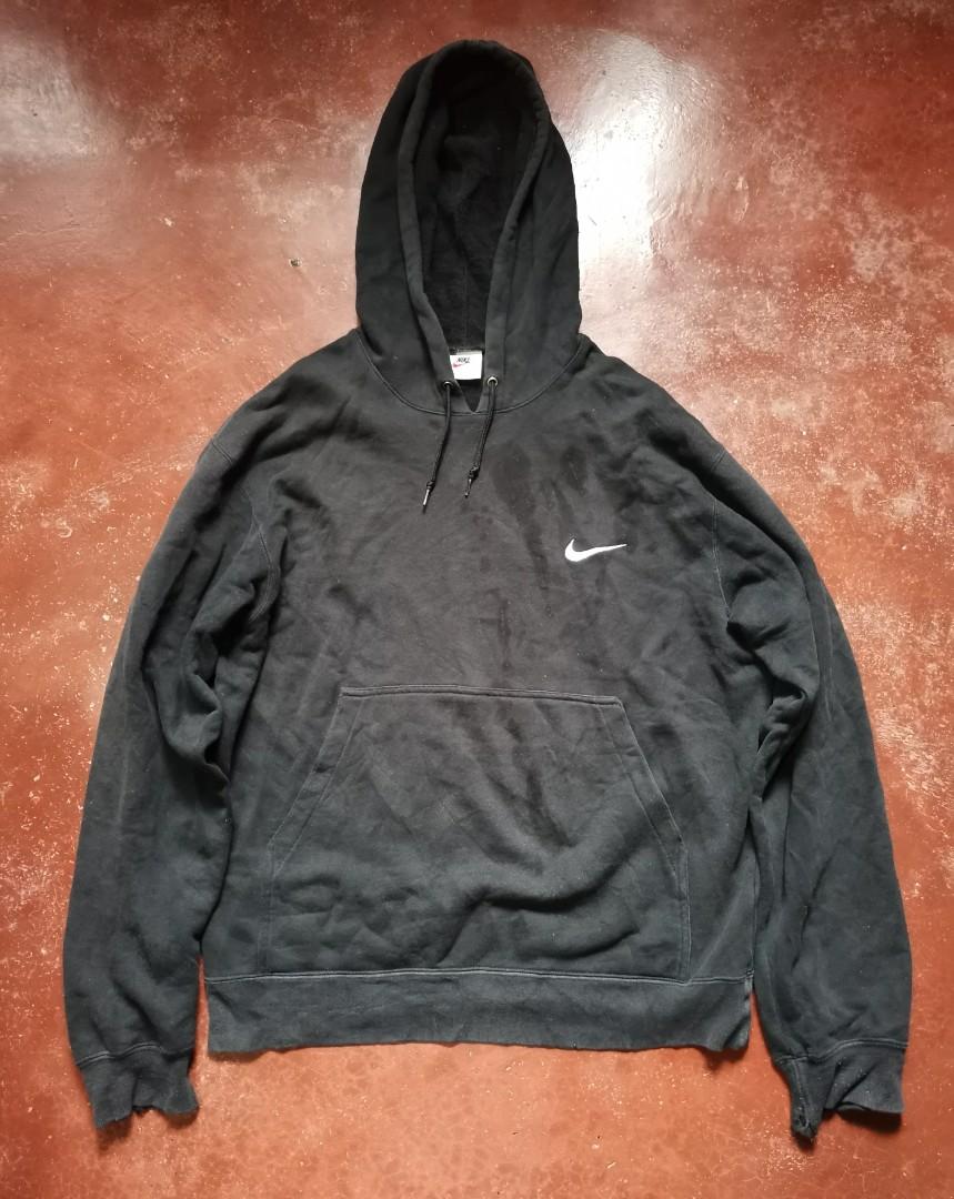 vintage nike side swoosh hoodie