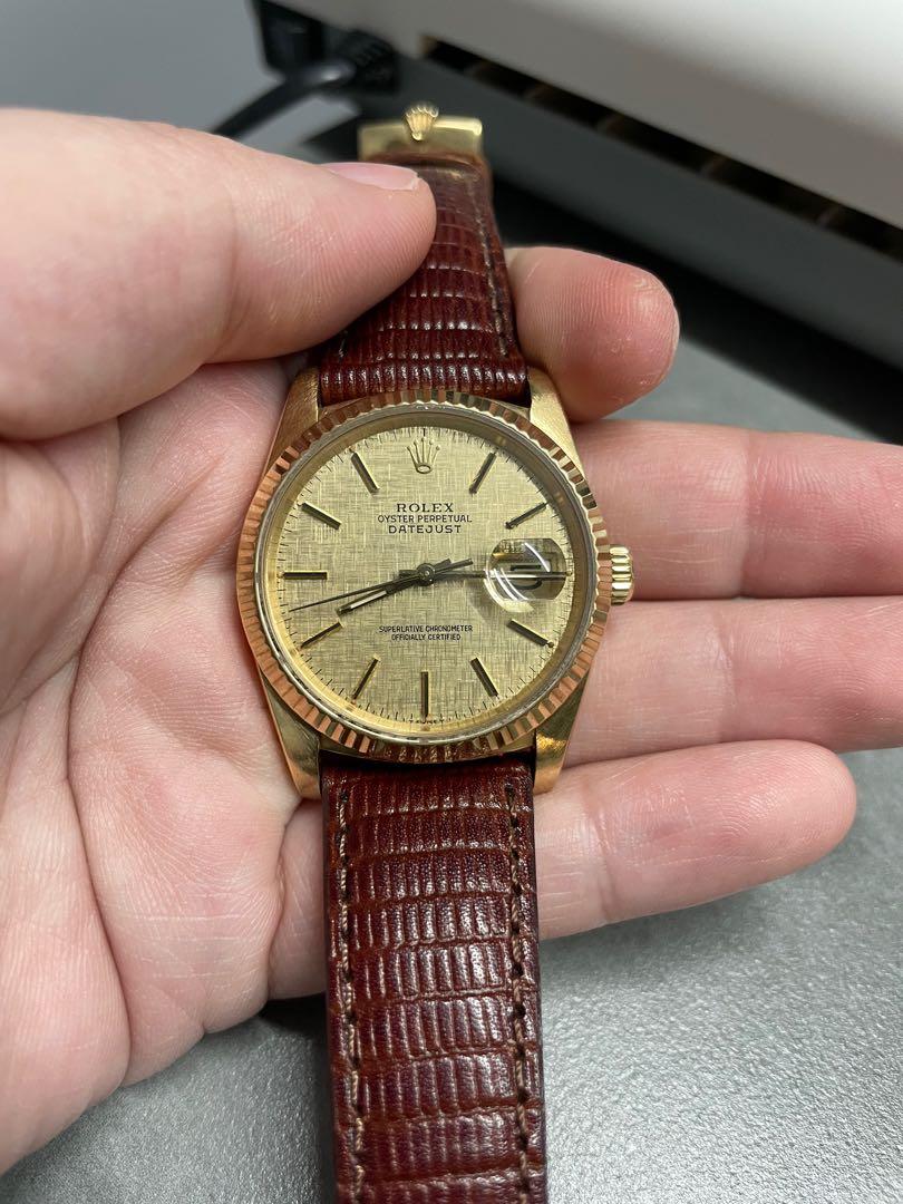Vintage Rolex Gold Watch Ref 16018 Luxury Watches on Carousell