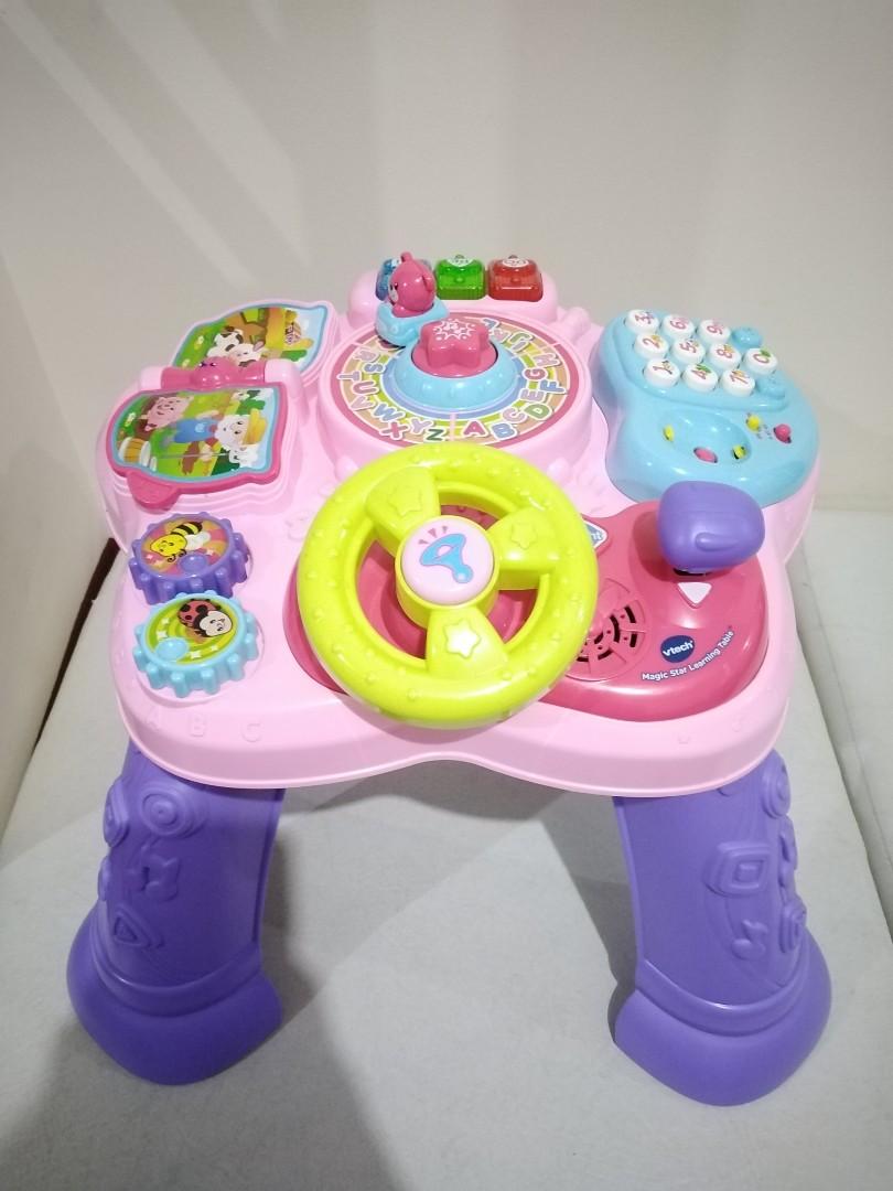 Vtech magic star learning table pink deals