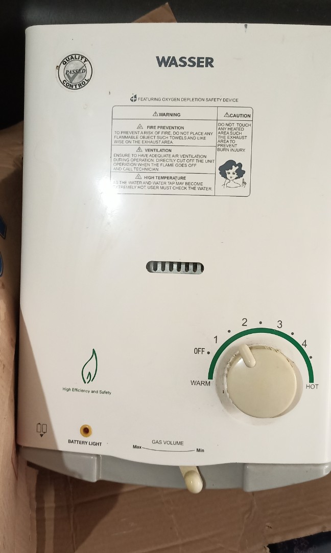 Wasser water heater, Kitchen u0026 Appliances di Carousell