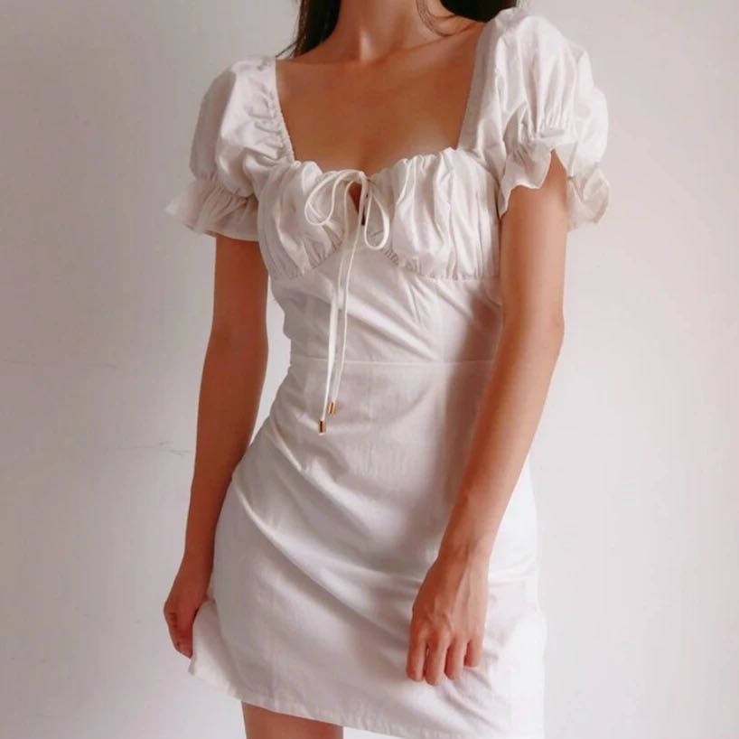 milkmaid dress white Big sale - OFF 76%