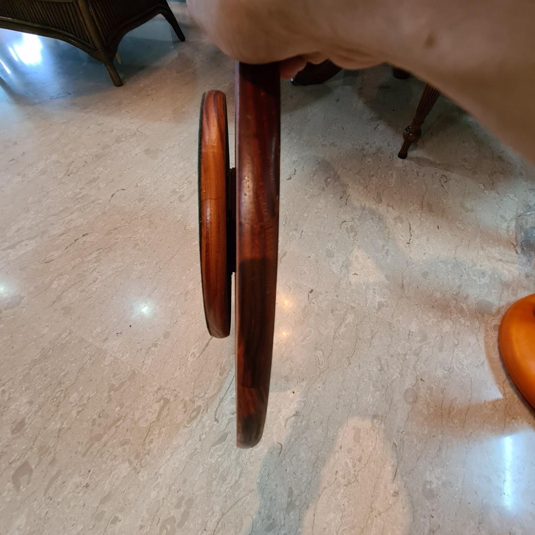 Wooden Lazy Susan for Dining Table (serving turntable), Furniture