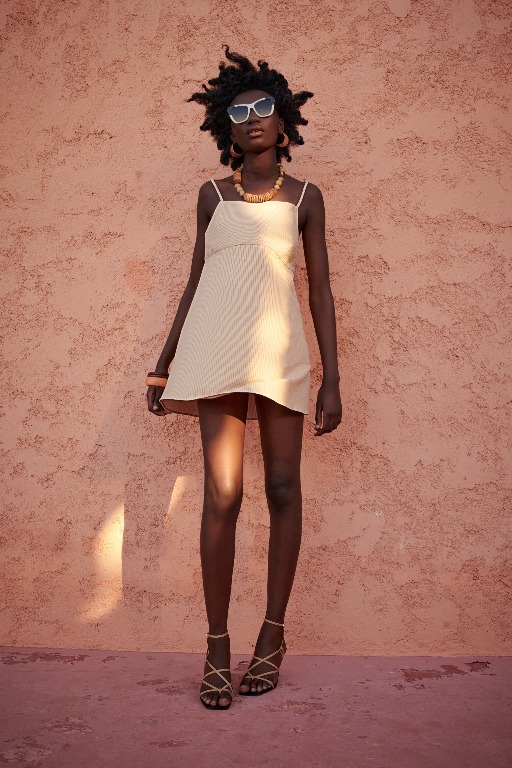 Authentic Zara Pinstripe Back Detail Dress, Women's Fashion, Dresses