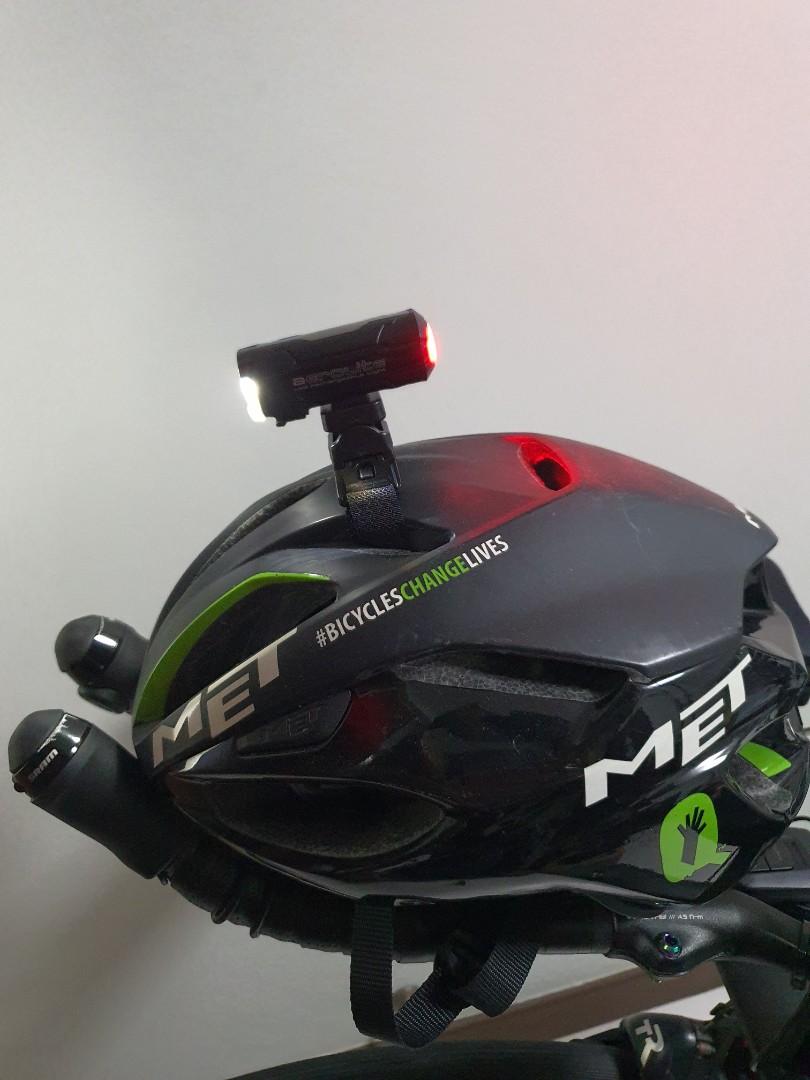 60 10 Lumens Moon Aerolite Front Rear Rechargeable Handlebar