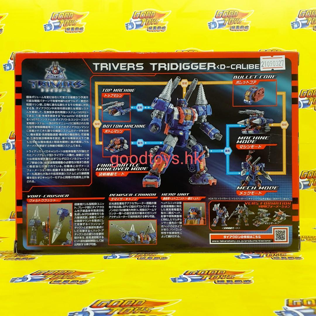 全新未開封TAKARA TOMY 微星小超人DIACLONE TRIVERS DA-72 TRIVERS