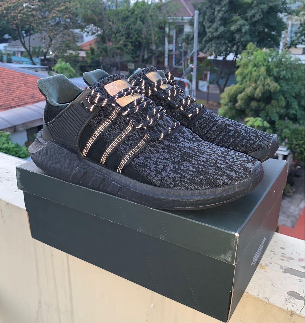 adidas eqt support 93/17 triple black