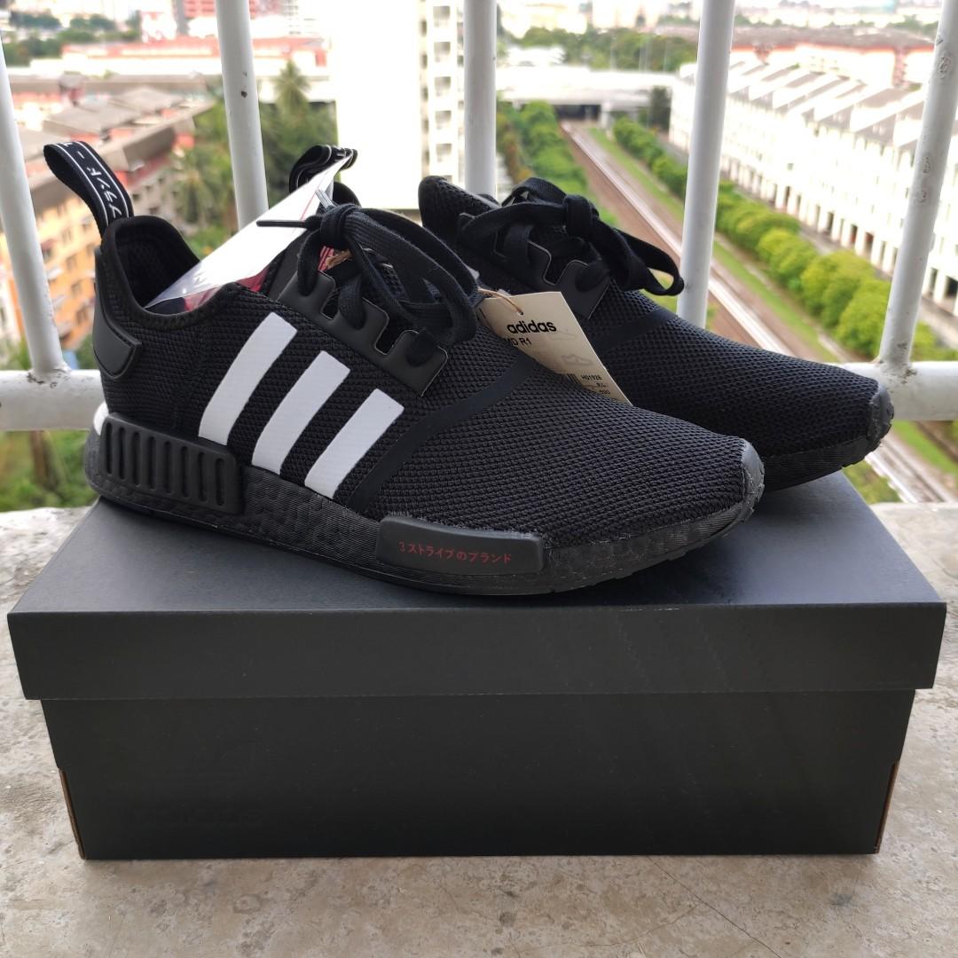 Originals nmd r1 scarlet/scarlet/black shop