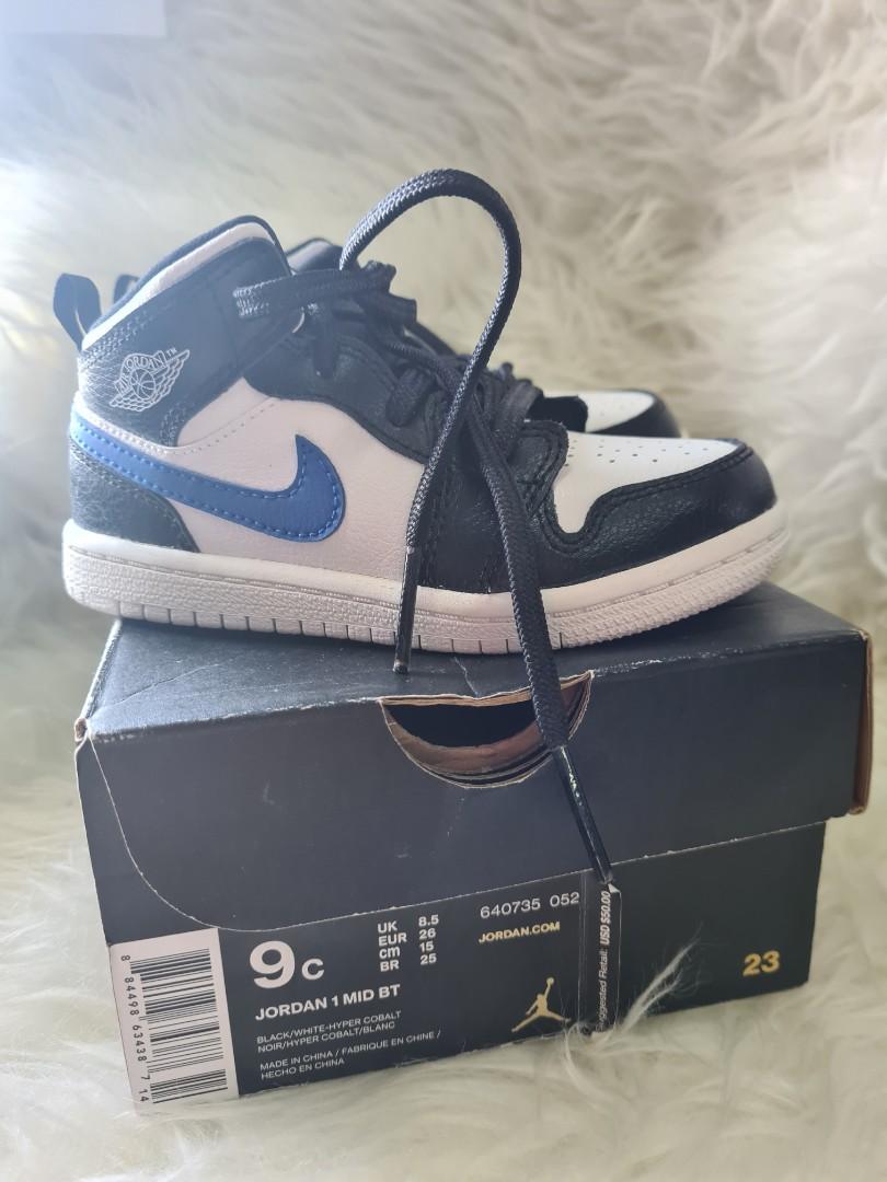 Jordan 1 shop mid bt toddler