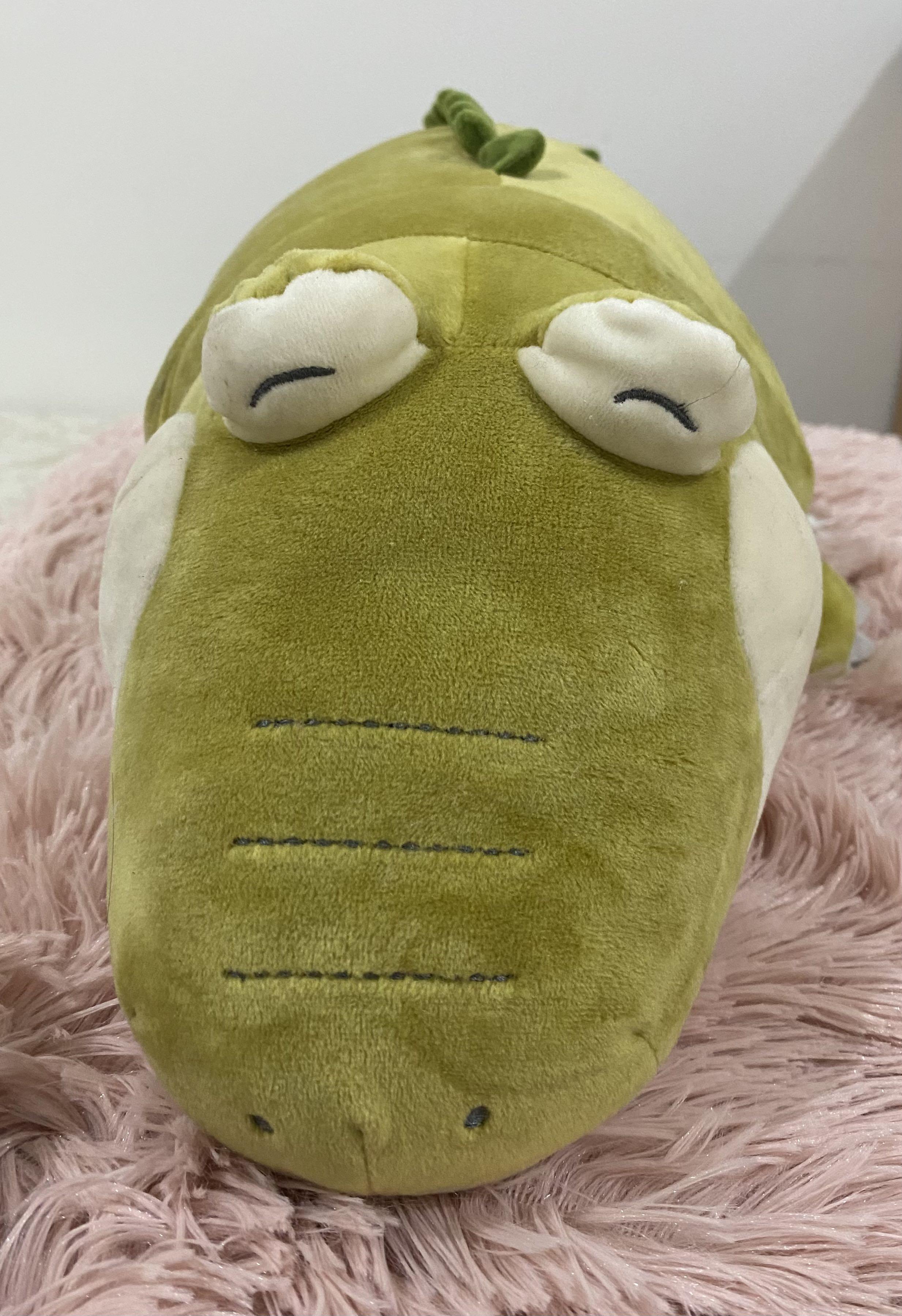Alligator Plush Toy [Green] 35cm (Category: Plushies & Soft Toys) located in Quezon City. Submitted by _purplejeon (Listing ID 1112202013, Image 1). Description: Alligator Plush Toy [Green] 35cm Bought from Miniso then stored (was not put on display) In great condition .