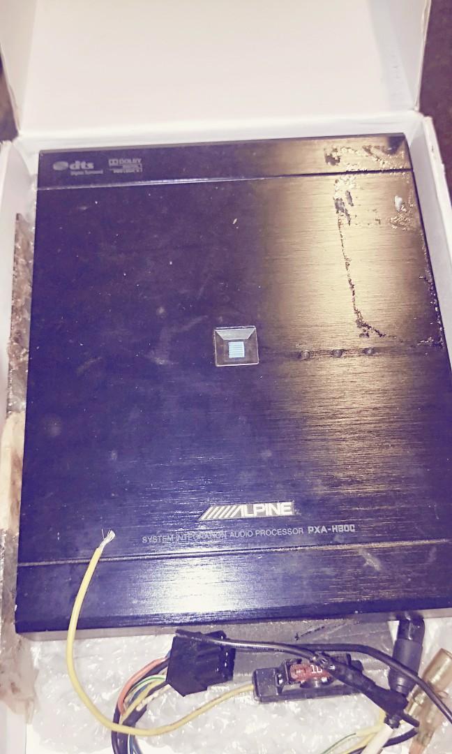 Alpine processor H800 (Category: Audio Systems) located in Singapore. Submitted by applepartybussg (Listing ID 1112086136, Image 1). Description: alpine processor h800 only car audio pls WA 82 333 222.