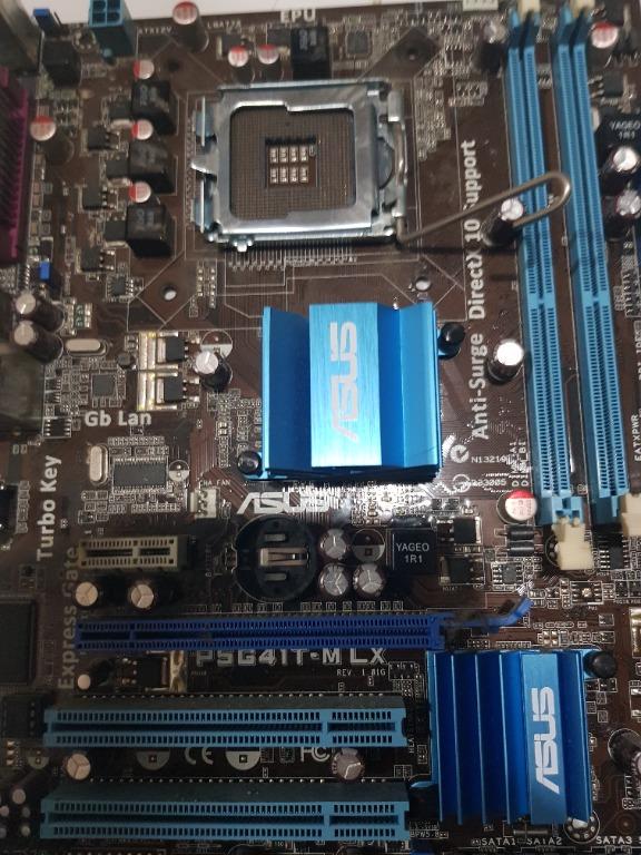 Original Motherboard For ASUS P5G41TM LX LGA 775 DDR3 8GB, 40 OFF