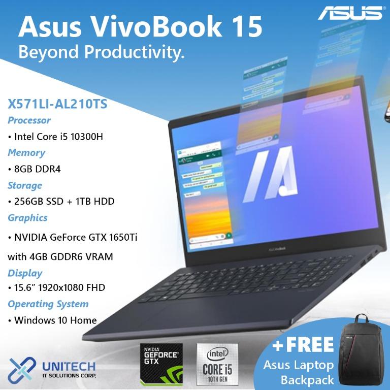 Asus Vivobook 15 X571li Al210ts Computers Tech Laptops Notebooks On Carousell