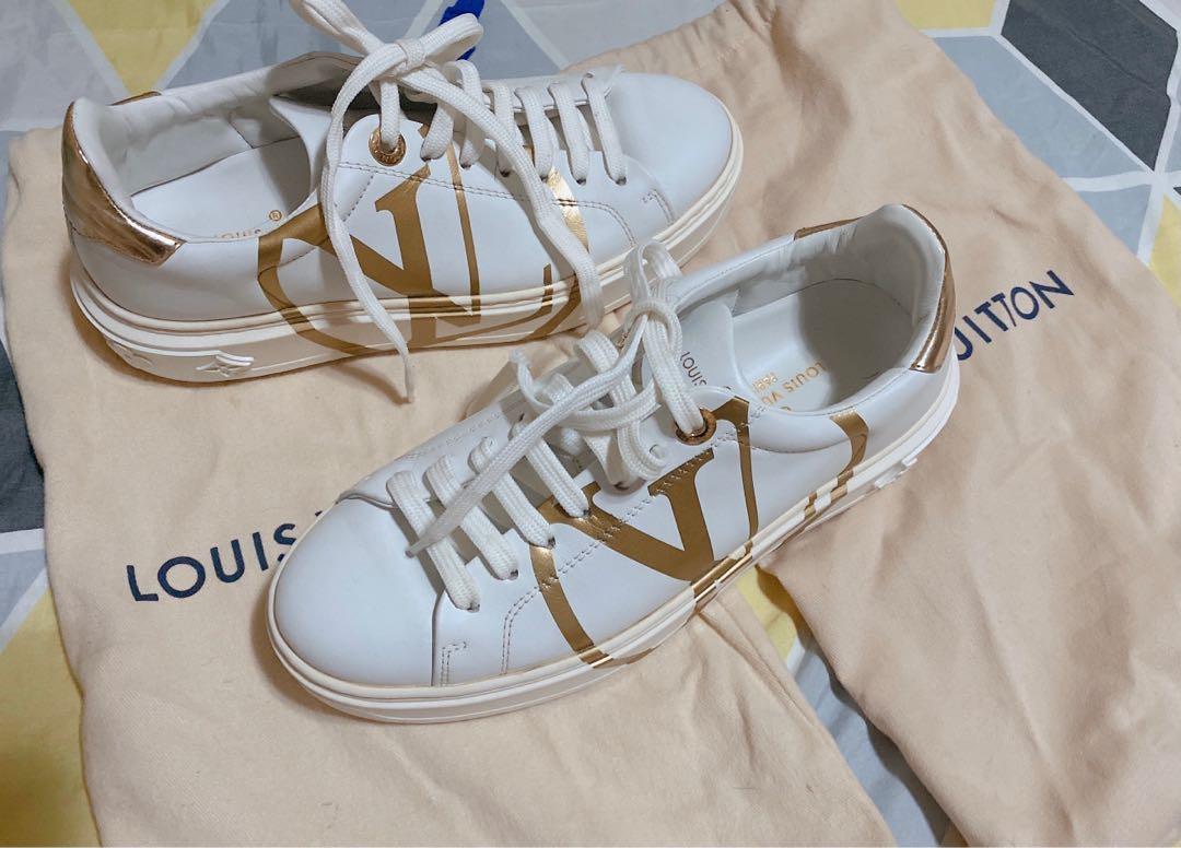 Louis Vuitton Time Out Sneakers (38W)‼️, Women's Fashion, Footwear, Sneakers  on Carousell