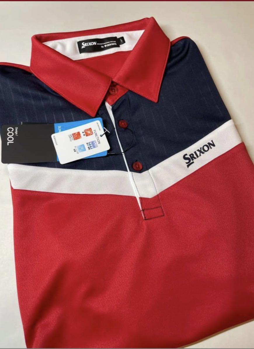 DESCENTE SRIXON golf polo shirt Size L and LL available