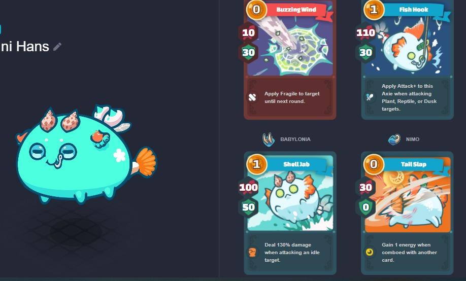 Axie AquaBirdPlant, Video Gaming, Video Games, PlayStation on Carousell