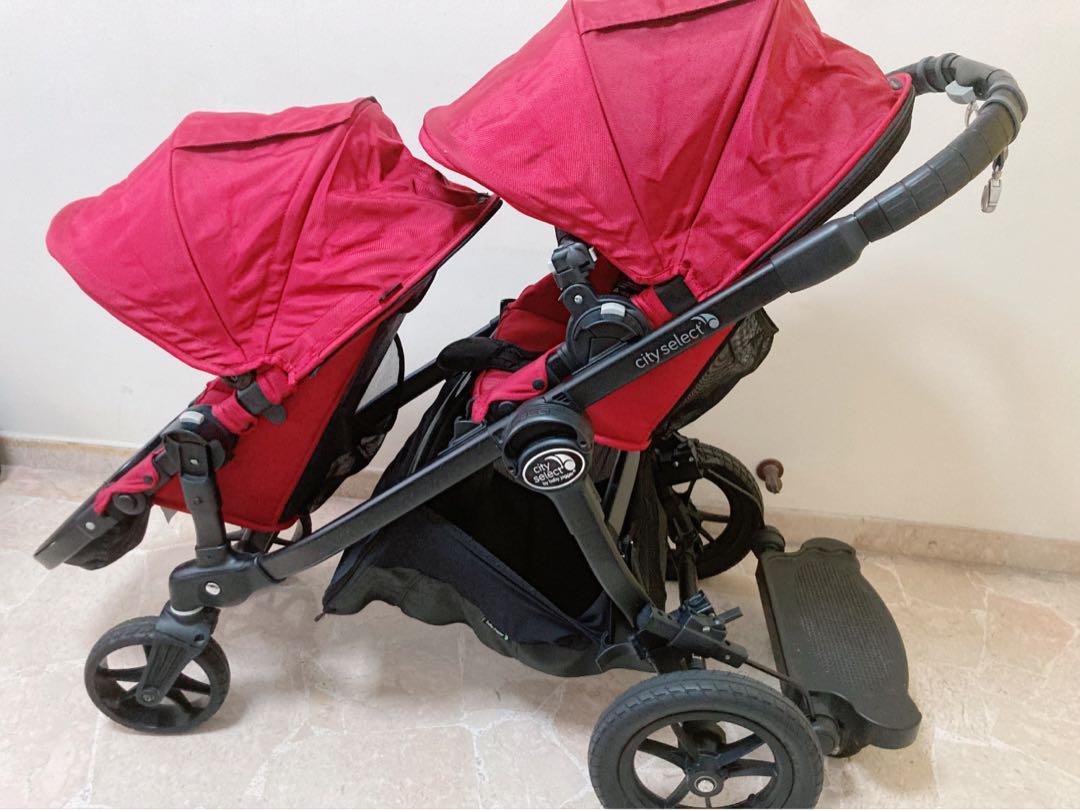 tandem double jogging stroller