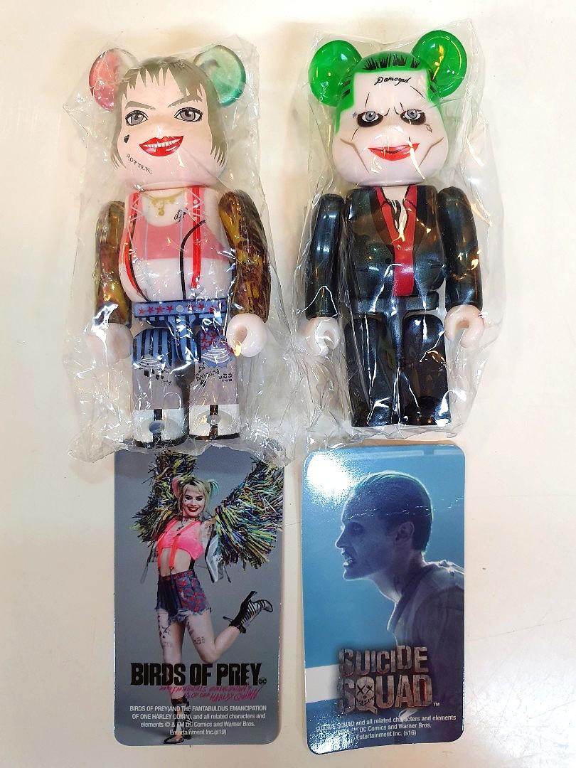 Bearbrick 100 庫柏力克熊32代自殺特攻隊小丑 39代猛禽小隊小丑女medicom Toy Be Rbrick Series 32 Suicide Squad Joker 39 Birds Of Pray Harley Quinn 興趣及遊戲 玩具 遊戲類