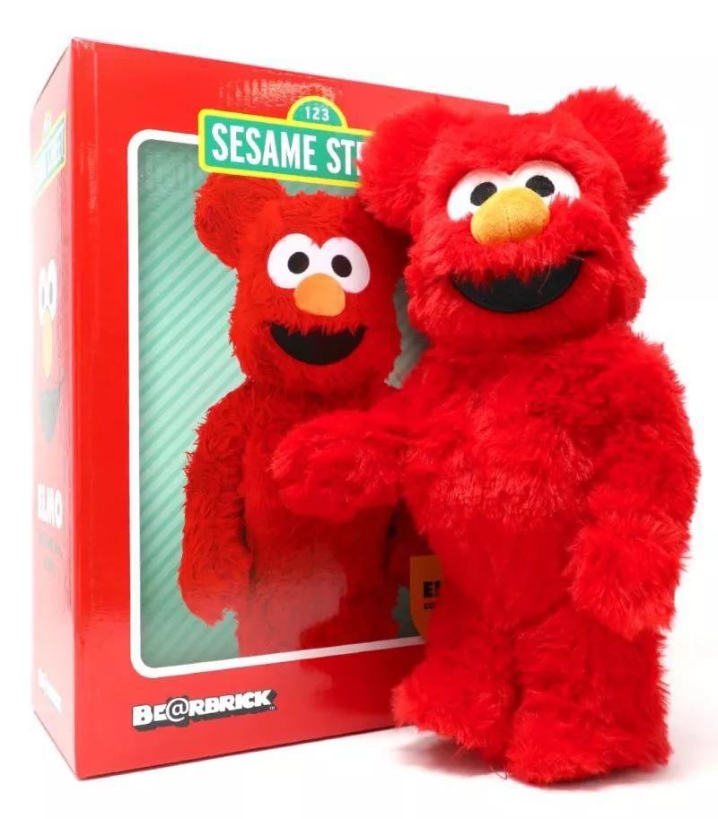 Bearbrick Elmo costume VER.400%, 興趣及遊戲, 玩具& 遊戲類- Carousell