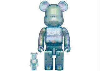 Bearbrick X-girl 2021 Blue