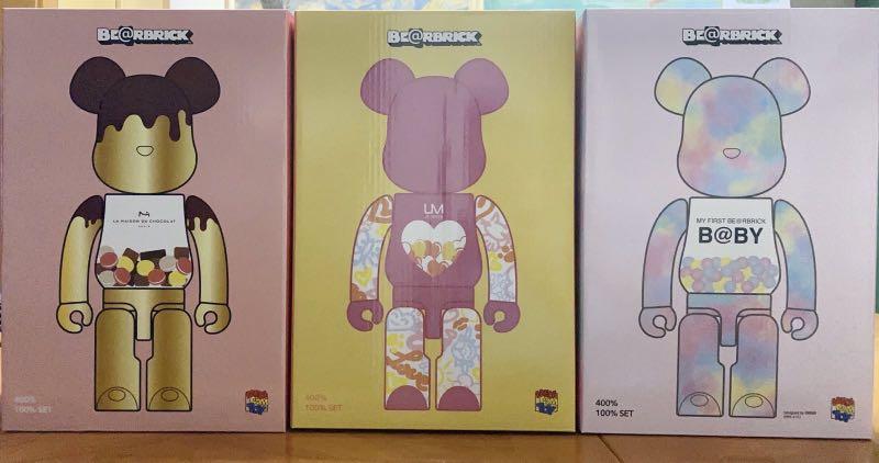 Be@rbrick Macau 2021 Baby 100% + 400% Bearbrick, 興趣及遊戲, 玩具 ...