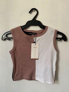 Bershka three tone top