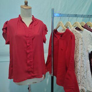 Blouse wanita merah