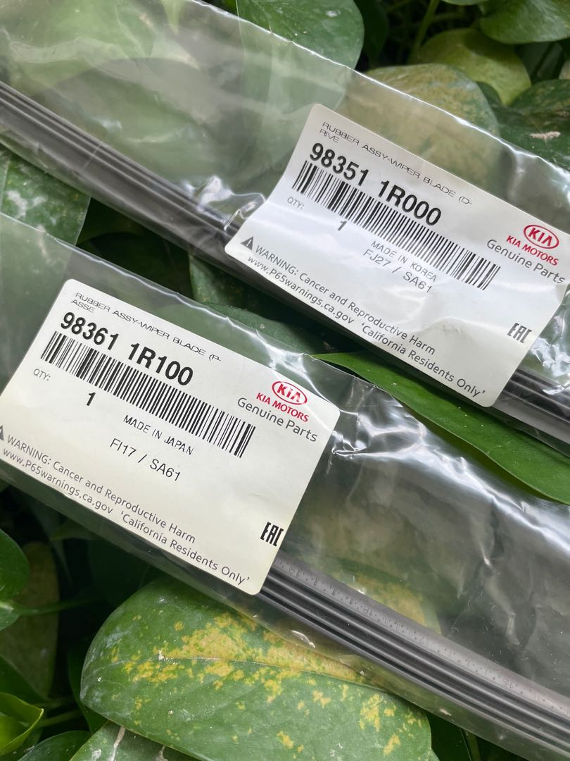 [BN] KiA Cerato wiper rubber replacement, Car Accessories, Accessories