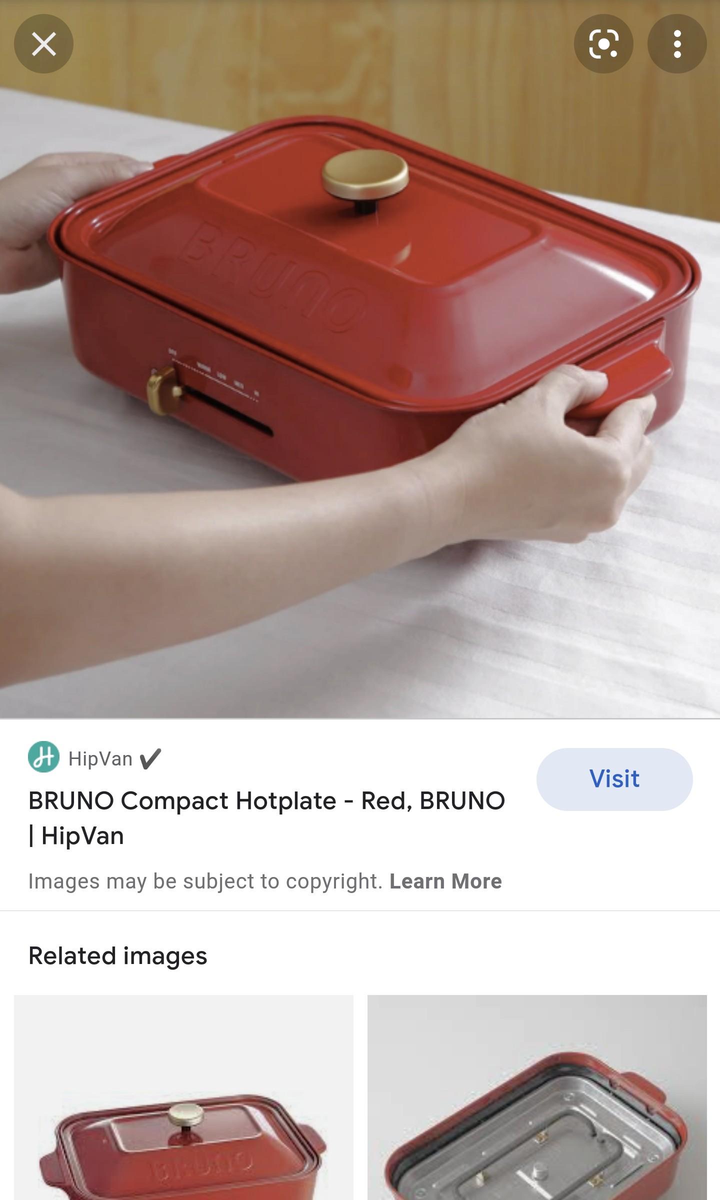 Bruno Pot RED, TV & Home Appliances, Kitchen Appliances, BBQ, Grills