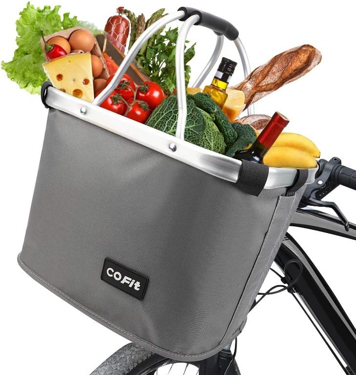 COFIT Detachable Bike Basket Multi Purpose Bicycle Handlebar Basket for Pet Shopping Commuter Camping and Outdoor Sports Equipment Bicycles Parts Bicycles on Carousell