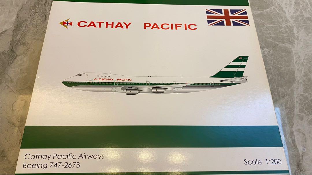 CX Cathay Pacific 1:200 B747-267, VR-HKG, 興趣及遊戲, 旅行, 旅遊