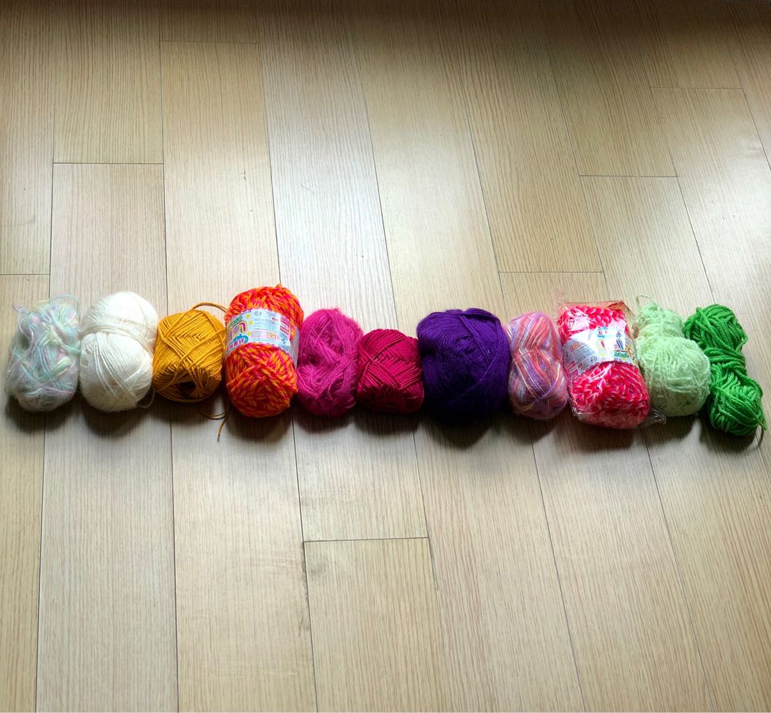 Daiso Crochet Yarn, Design & Craft, Craft Supplies & Tools on Carousell